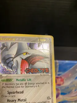 Skarmory Reverse Holo 26/107 EX Deoxys Stamped Rare Pokemon 2005 Card HP - Image 3
