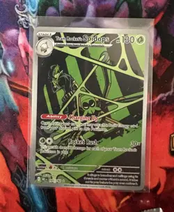 Pokemon TCG Team Rockets Spidops Card 187/182 Destined Rivals NM Condition - Image 1