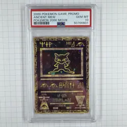 Pokemon 2000 Ancient Mew Movie Promo Card PSA 10 Gem Mint - Image 1