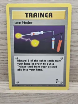 Item Finder 103/130 Base Set 2 Pokemon Card TCG Normal Rare (125) - Image 1