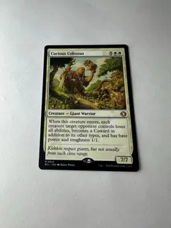 Curious Colossus NM Lorwyn Eclipsed Magic The Gathering Mtg Near Mint - Image 1