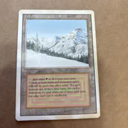 MTG Taiga Revised Edition – Dual Land – Lightly Played LP – Vintage 1994 - Image 1