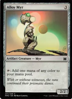 Alloy Myr C LIST The List Reprints Artifact Creature — Myr 201 LP-NM - Image 1