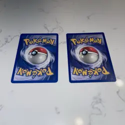 Pokemon TCG Squirtle & Bulbasaur Base Set 1999 Collector’s Cards - Image 2