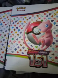 (2)Pokemon Scarlet and Violet 151 Binder Empty Card Slot (2 Total) (New) - Image 1