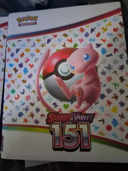 (2)Pokemon Scarlet and Violet 151 Binder Empty Card Slot (2 Total) (New) - Image 3