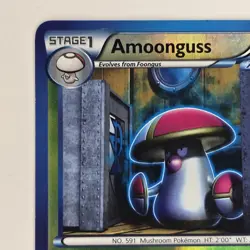 Amoonguss 13/135 Reverse Holo Uncommon BW Plasma Storm LP Team Plasma Pokemon - Image 2