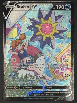 Pokemon Starmie V TG13/TG30 Astral Radiance Ultra Rare Holo 190 HP - Image 1