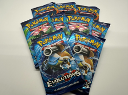 9 Pokemon TCG XY Evolutions Booster Packs - Sealed - Image 2
