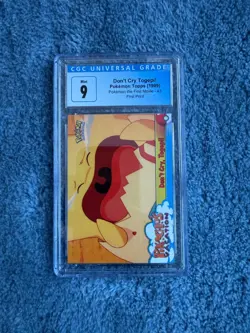 1999 Topps Pokemon Movie Edition #43 Don't Cry, Togepi, First Movie First Print - Image 1