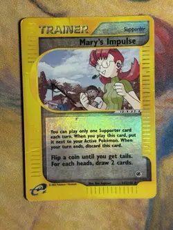 Mary's Impulse 142/165 Expedition Set E Reader Series Reverse Holo Pokemon HP - Image 2