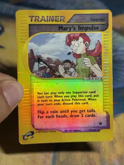 Mary's Impulse 142/165 Expedition Set E Reader Series Reverse Holo Pokemon HP - Image 3