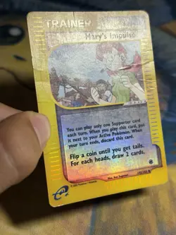Mary's Impulse 142/165 Expedition Set E Reader Series Reverse Holo Pokemon HP - Image 4