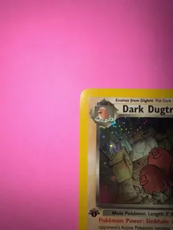 Pokemon Dark Dugtrio Team Rocket 1st Edition Holo Rare 6/82 - Image 2