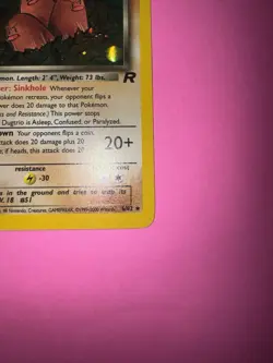 Pokemon Dark Dugtrio Team Rocket 1st Edition Holo Rare 6/82 - Image 4