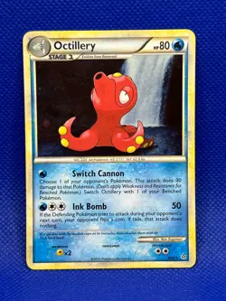 Pokemon Tcg Octillery 6/95 Holo HGSS Unleashed - Image 1