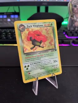 Pokemon TCG Dark Vileplume #13/82 Team Rocket Holo Rare Unlimited 2000 - Image 3