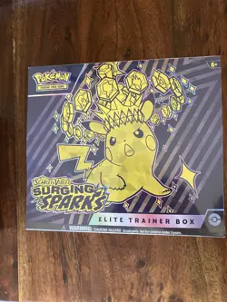 Pokemon Elite Trainer Box Scarlet & Violet Surging Sparks & Mega Evolution Boos… - Image 1