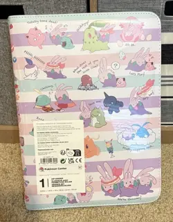 Pokemon Center Exclusive TCG We're Goomy Zip Binder 9 Pocket 360 Cards - Image 1