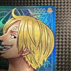 One Piece Card Game TCG Sanji OP02-026 Alt Art Leader - Image 4