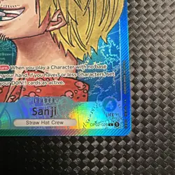 One Piece Card Game TCG Sanji OP02-026 Alt Art Leader - Image 5
