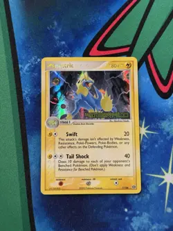 Manectric 7/106 Emerald English STAMPED Pokemon Card Reverse Holo LP - Image 1