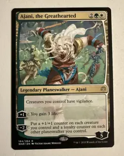 Ajani, the Greathearted War of the Spark Regular NM X1 - Image 1