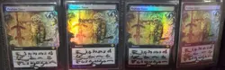 MRG 4 X FOIL Profane Tutor EXTENDED ART SHADOW SIGNED BY ARTIST - Image 1