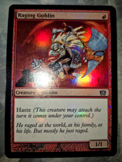 Raging Goblin x1 MTG FOIL Common 8th Edit VHTF NM/LP - Image 1