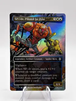 SP dr, Piloted by Peni 0199 Foil Borderless Marvel's Spider-Man SPM MTG NM - Image 1