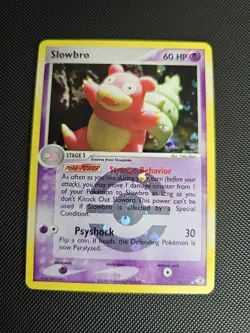 Pokemon TCG Slowbro 14/112 FireRed & LeafGreen Reverse Holo Rare NM/VLP - Image 1