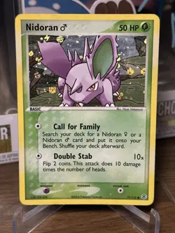 Pokemon FireRed LeafGreen Nidoran Reverse Holo 71/112 - Image 1
