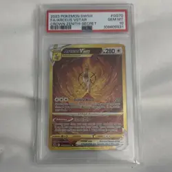 Pokemon Arceus VSTAR Secret Rare GG70 Crown Zenith Galarian Gallery Holo PSA 10 - Image 3