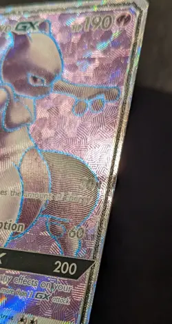 Pokemon TCG Mewtwo GX 72/73 Full Art Sun & Moon Shining Legends English 2017 - Image 4