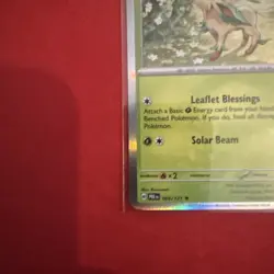 POKEMON LEAFEON HOLO 005/131 PRISMATIC EVOLUTIONS PACK FRESH - Image 5