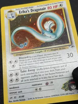 Pokemon TCG Erika's Dragonair 4/132 Holo 2000 Gym Heroes Unlimited - Image 5