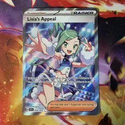 Lisia's Appeal Ultra Rare Full Art 234/191 Sv08:Surging Sparks POKEMON NEAR MINT - Image 1