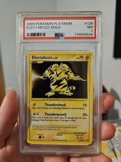 Pokemon 2009 Electabuzz Holo Platinum 128/127 PSA 7 Near Mint - Image 3