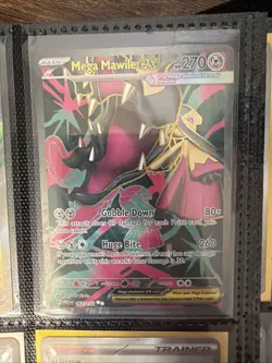 Pokemon TCG Mega Evolution Mawile EX 162/132 Full Art Ultra Rare NM Condition - Image 1