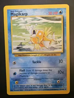 NM Near Mint Magikarp 35/102 - Base Set - Unlimited- WOTC - Pokemon Card - 1999 - Image 1