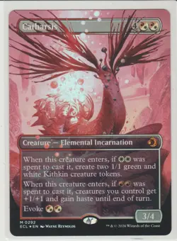 Catharsis - Borderless Foil Mythic MtG Card ECL 292 - Image 1