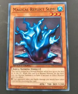 Yu-Gi-Oh! Magicical Reflect Slime Common Card 1st Edition SBC1-ENH08 NM - Image 1