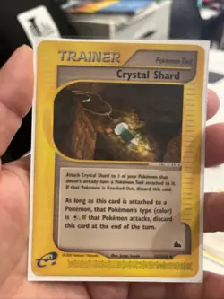 Pokemon TCG Trainer Card - Crystal Shard 122/144 Uncommon Regular Skyridge LP - Image 1