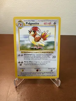 Pidgeotto Base Set 1999 Shadowless Card 22/102 NM Condition - Image 1