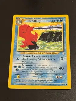 Octillery 34/64 Neo Revelation Regular Pokemon Card - Image 1