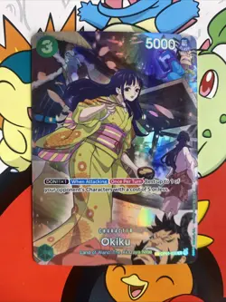 Okiku OP01-035 SP (Full Art) 500 Years in the Future ONE PIECE Card English NM - Image 1
