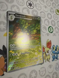 Pokemon TCG Sawsbuck 092/086 White Flare Illustration Card NM Condition - Image 2