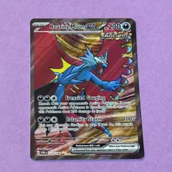 Pokemon Card Paradox Rift Roaring Moon EX FA 229/182 - Image 1