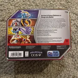 Pokemon Trading Card Games Paradox Destinies Iron Crown ex Tin - 5 Packs - Image 3