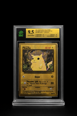 Celebrations Gold CHARIZARD #4 & Gold Pikachu #58 Card Promo GEM MINT 9.5 - Image 4